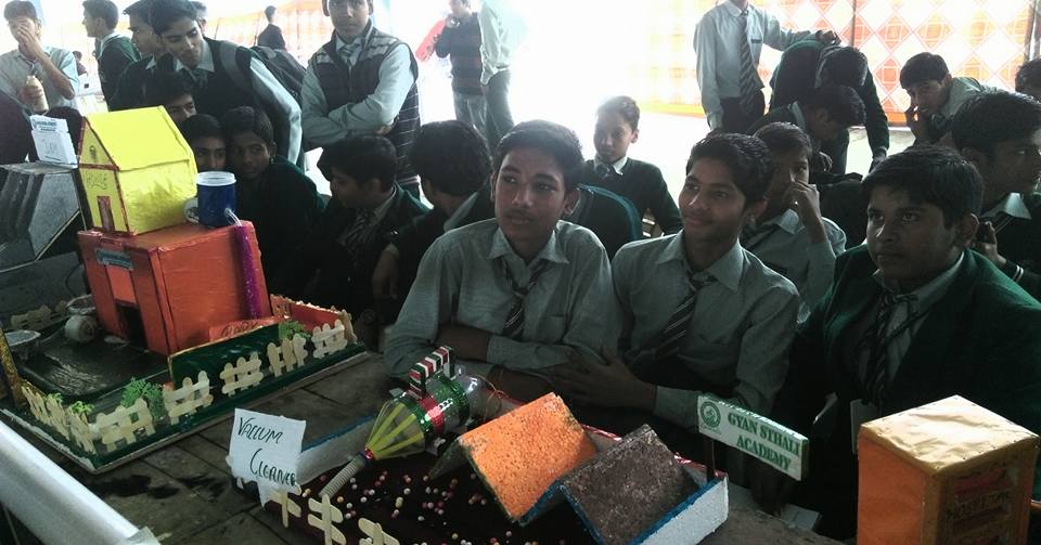 Exhibition displays and student work